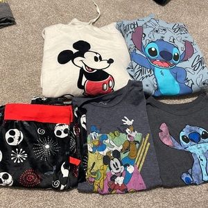 Disney clothes bundle stitch Mickey, etc